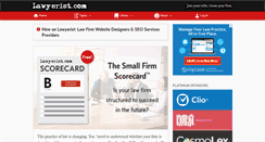 Desktop Screenshot of lawyerist.com