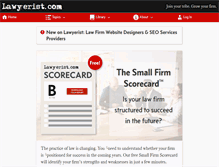 Tablet Screenshot of lawyerist.com